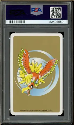 Pokemon - Forretress 5 of Diamonds, Gold Ho-oh Back Poker Deck #205A PSA 10 - Image 2