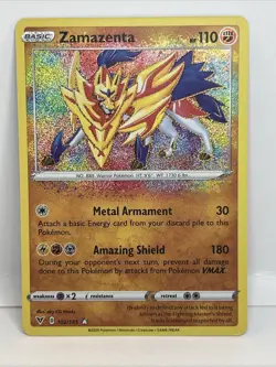 Zamazenta 102/185 Vivid Voltage Holo Amazing Rare Pokemon TCG English | NM - Image 1