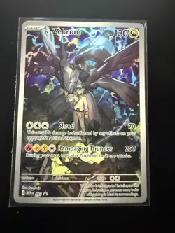 N's Zekrom Ascended Heroes ETB Black Star Promo IN HAND MEP 03 Pokemon TCG - Image 1