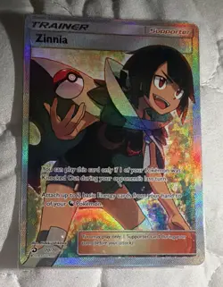 Pokemon TCG Zinnia Full Art Trainer Supporter Dragon Majesty Holo 70/70 GEM MINT - Image 1