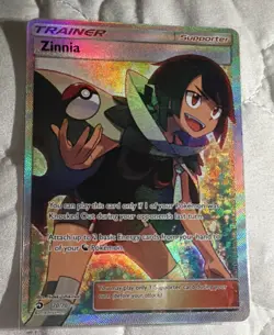 Pokemon TCG Zinnia Full Art Trainer Supporter Dragon Majesty Holo 70/70 GEM MINT - Image 2