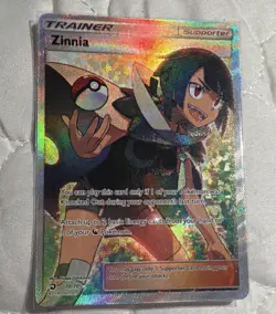 Pokemon TCG Zinnia Full Art Trainer Supporter Dragon Majesty Holo 70/70 GEM MINT - Image 4