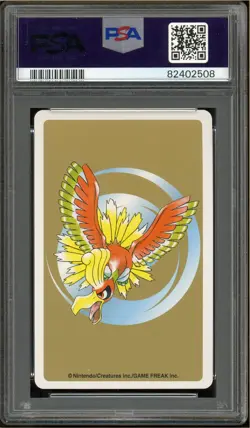 Pokemon - Bayleef 4 of Clubs, Gold Ho-oh Back Poker Deck #153A PSA 10 - Image 2