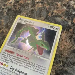 Pokemon TCG Legends Awakened Rayquaza LV.56 Holofoil/Holo - 14/146 - MP - Image 2