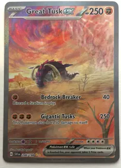 Pokemon Scarlet and Violet Base Set, Great Tusk ex, 246/198 - Image 1