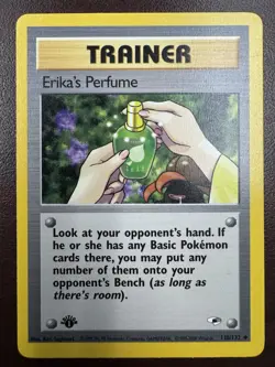 Pokemon TCG - ERIKA'S PERFUME - 1ST EDITION - 110/132 - Gym Heroes (2000) LP+ - Image 1