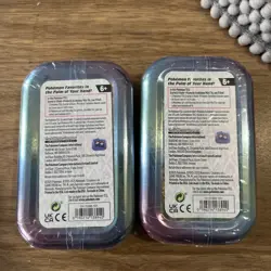 x2 Pokemon PRISMATIC EVOLUTIONS Tins Sealed (4 Packs) - Image 2