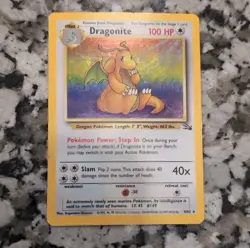 Pokemon Dragonite Fossil Holo Rare 1st Edition 4/62 Wizards 1999 Pokemon TCG - Image 1