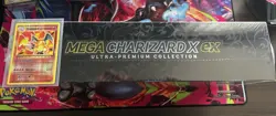 Pokemon Mega Charizard X ex Ultra-Premium Collection Box Booster Metal Coin - Image 2