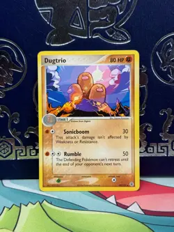 Dugtrio FireRed & LeafGreen #22 (2004) Rare NM Pokemon - Image 1