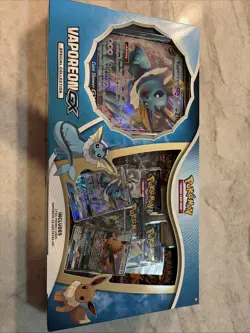 POKEMON 2019 VAPOREON GX Special Collection Box SEALED -nm Cond - Image 1