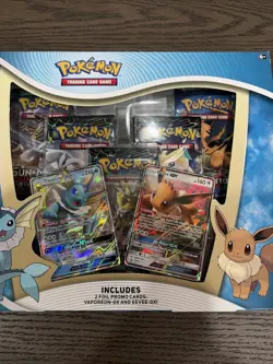 POKEMON 2019 VAPOREON GX Special Collection Box SEALED -nm Cond - Image 4