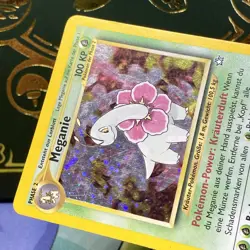 Meganium (Meganie) Holo GERMAN Pokemon Neo Genesis #10 2000 MP - Image 4