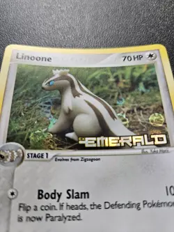 Pokemon EX Emerald Linoone Stamped Reverse Holo 34/106 NEAR MINT - Image 2