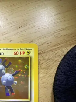 Pokemon TCG Magneton Base Set Holo Unlimited 9/102 MP Condition - Image 4