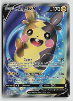 Morpeko V Full Art 190/202 Pokemon SWSH01: Sword & Shield Base Set Ultra Rare NM - Image 1