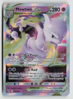 Mewtwo VSTAR 031/078 Pokemon Pokemon GO Ultra Rare NM - Image 1