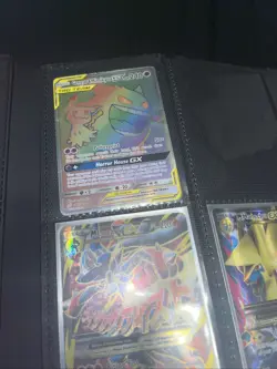 Pokemon TCG Rainbow Rare Gengar & Mimikyu GX Tag Team 186/181 NM - Image 5