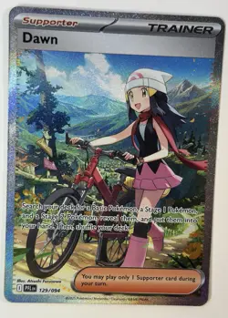 Pokemon TCG Dawn Trainer Supporter Full Art Holo - Image 1