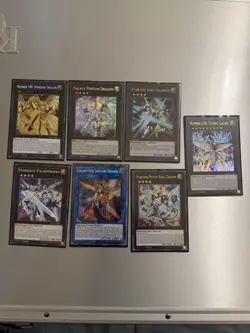 Kite Tenjo Galaxy-Eyes Photon Dragon Tachyon Deck Yugioh, 4 QCR And 1 CR - Image 2