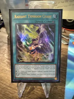 Yu-Gi-Oh! Radiant Typhoon Chant DOOD-EN061 Doom of Dimensions 1st Edition - Image 1