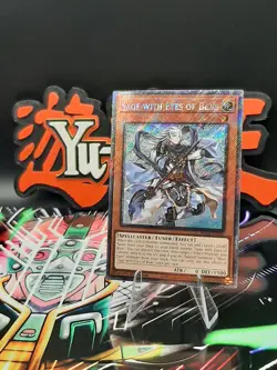 Yu-Gi-Oh! Sage With Eyes of Blue RA04-EN266 Platinum Secret Rare 1st Ed NM - Image 1