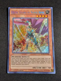 Yugioh - Celtic Guard of Noble Arms MVP1-ENS48 1st Edition Secret Rare NM - Image 1