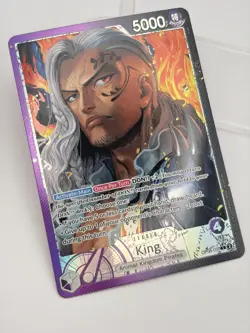 One Piece King OP08-057 Leader Alt Art Leader - Two Legends NM/M Foil ENGLISH - Image 2