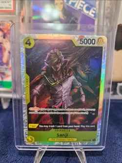 One Piece TCG Sanji OP04-104 Super Rare Kingdoms of Intrigue - Image 1