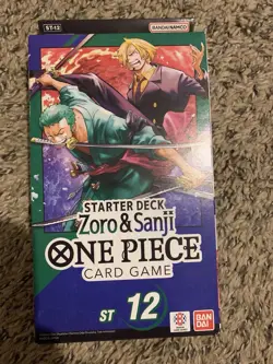 One Piece TCG Zoro & Sanji Starter Deck ST-12 English (SEALED) - Image 1
