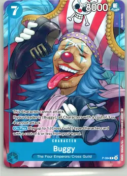 One Piece Buggy (Promo Reprint) PR Starter Deck 25: BLUE Buggy ST-25 P-084 NM - Image 1