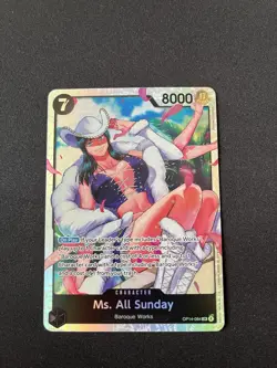 One Piece TCG - Ms. All Sunday OP14-084 SR - Azure Sea’s Seven - Image 1