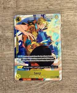 One Piece CCG Sanji ST29-004 (SR) Alt Art Starter Deck (EGGHEAD) - Image 1
