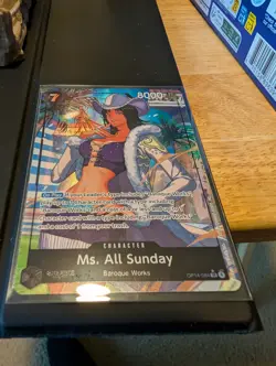 Ms. All Sunday OP14-084 SR Alternate Art -One Piece TCG - NM - Azure Sea's Seven - Image 3