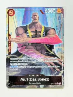 OP14-090 Mr.1 (Daz.Bonez) Alt Art One Piece The Azure Sea's Seven English NM - Image 3