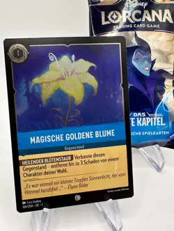 Disney Lorcana TCG # Magische goldene Blume 169/204 # Deutsch DE # Holo NM - Image 1