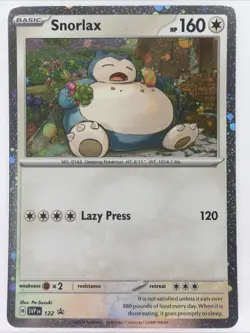 Snorlax SVP 122 - Pokemon Twilight Masquerade Promo Near Mint SWIRL 🌀 - Image 1
