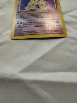 Pokemon ALAKAZAM 1/102 Base Set 1st. Edition Holo FRENCH Language - Image 2