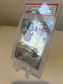 2024 Chansey Illustration Rare #187 PSA 10 Pokemon - Image 2