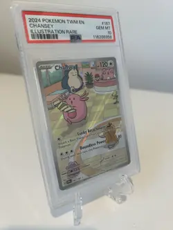 2024 Chansey Illustration Rare #187 PSA 10 Pokemon - Image 3