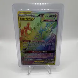 Pokemon Naganadel & Guzzlord GX Rainbow Rare Sm-Cosmic Eclipse Holo 260/236 - Image 1