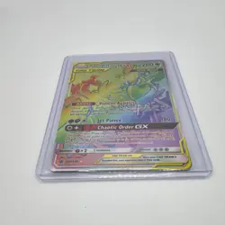 Pokemon Naganadel & Guzzlord GX Rainbow Rare Sm-Cosmic Eclipse Holo 260/236 - Image 3