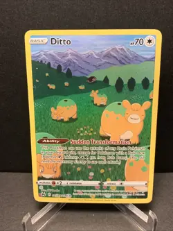Ditto GG22/GG70 Pokemon TCG Ultra Rare Crown Zenith: Galarian Gallery Near Mint - Image 1