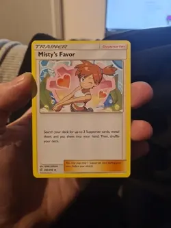 Pokemon TCG Misty's Favor Unified Minds 202/236 Regular Uncommon Lp - Image 1