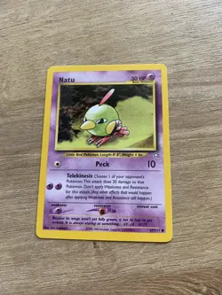 Pokemon WOTC Natu 67/111 Neo Genesis Set UNLIMITED Common NM - Image 1