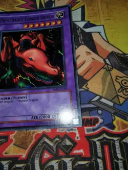 Twin-Headed Thunder Dragon mrd-e120 Unltd Ed (MP) Super Rare Yu-Gi-Oh! - Image 5
