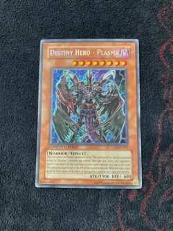 Yugioh - Destiny HERO Plasma CT04-EN003 Secret Rare Limited Edition - VLP / NM - Image 1