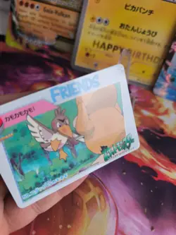 Pokemon Karte Card Carddass vending anime japanese NM+ Farfetch'd Vs Psyduck - Image 2