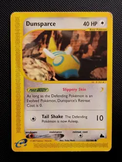 (LP) Dunsparce 53/144 2003 Skyridge Pokemon Card Yuka Morii Clay Artwork - Image 1