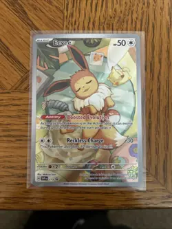 Evee 173 Black Star Promo Pokemon Card Prismatic Evolutions - Image 1
